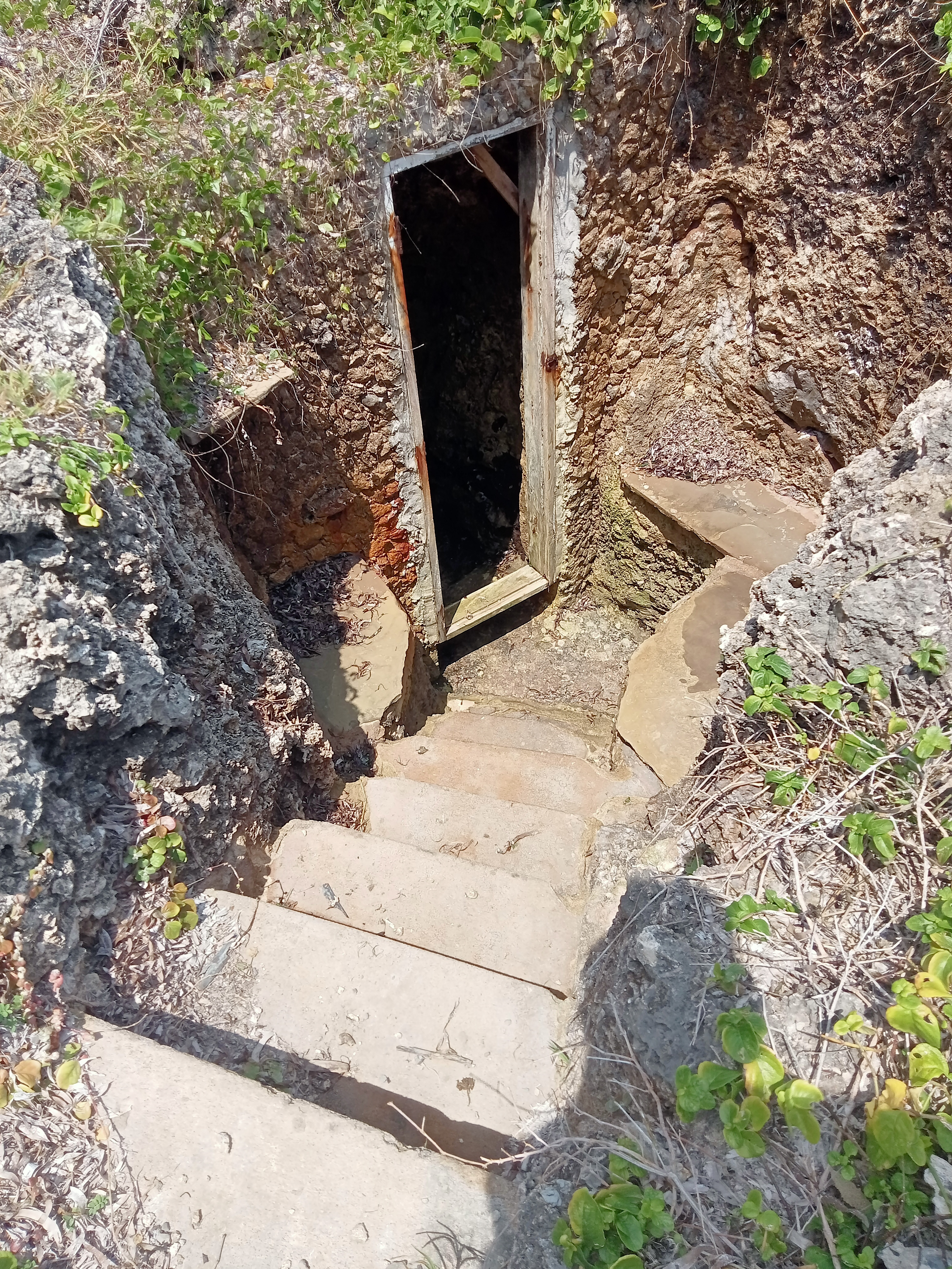 Private tunnel to the beach